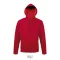Hanorac cu gluga, 42FEB233498, Snake, Poliester, Bumbac, Unisex, Rosu, 3XL