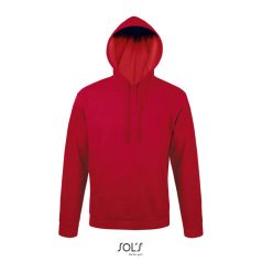   Hanorac cu gluga, 42FEB233499, Snake, Poliester, Bumbac, Unisex, Rosu, 4XL