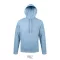 SNAKE HOOD SWEATER 280g, Polyester/Cotton, sky blue, UNISEX, L