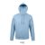 SNAKE HOOD SWEATER 280g, Polyester/Cotton, sky blue, UNISEX, S