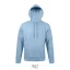 SNAKE HOOD SWEATER 280g, Polyester/Cotton, sky blue, UNISEX, XL