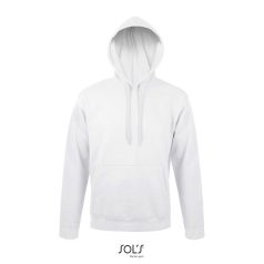 SNAKE-HOOD SWEATER-280g, Polyester/Cotton, white, UNISEX, L