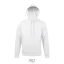 SNAKE-HOOD SWEATER-280g, Polyester/Cotton, white, UNISEX, L