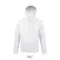 SNAKE-HOOD SWEATER-280g, Polyester/Cotton, white, UNISEX, S