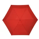 Umbrela mica de buzunar 85 cm, ax cu 5 sectiuni, rosu, Everestus, UB25PT, aluminiu, fibra de sticla, poliester
