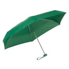   Umbrela mica de buzunar 85 cm, ax cu 5 sectiuni, verde, Everestus, UB26PT, aluminiu, fibra de sticla, poliester