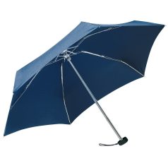   Umbrela mica de buzunar 85 cm, ax cu 5 sectiuni, albastru marin, Everestus, UB21PT, aluminiu, fibra de sticla, poliester