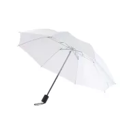   Umbrela de buzunar 85 cm, maner din plastic, Everestus, 20IAN748, Alb, Metal, Poliester
