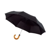   Umbrela automata de buzunar 101 cm, 3 sectiuni, negru, Everestus, UB15LD, metal, fibra de sticla, poliester