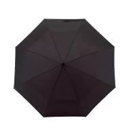   Umbrela automata de buzunar 101 cm, 3 sectiuni, negru, Everestus, UB15LD, metal, fibra de sticla, poliester