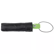   Umbrela de buzunar automata antivant 97 cm, ax metalic, negru, verde, Everestus, UA46SE, metal, fibra de sticla, poliester