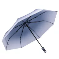   Umbrela de buzunar, Everestus, 2610E18586, Ø98 / 32-58.5 cm, Metal, Fibra de sticla, Poliester, Albastru