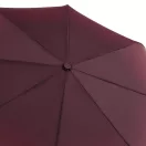 Umbrela de buzunar, Everestus, 2610E18587, Ø98 / 32-58.5 cm, Metal, Fibra de sticla, Poliester, Rosu bordeaux