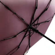   Umbrela de buzunar, Everestus, 2610E18587, Ø98 / 32-58.5 cm, Metal, Fibra de sticla, Poliester, Rosu bordeaux