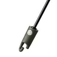   Umbrela de buzunar, Everestus, 2610E18588, Ø98 / 32-58.5 cm, Metal, Fibra de sticla, Poliester, Verde