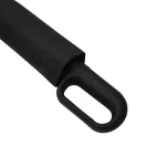 Umbrela mica pliabila, rezistenta la vant, Everestus, 2601E12771, Automata, Maner Curbat, Ø98x33-60 cm, Metal, Fibra de sticla, Poliester, Negru