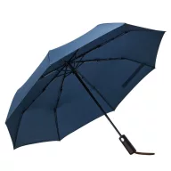   Umbrela de buzunar, Everestus, 2610E18583, Ø98 / 31-58 cm, Metal, Fibra de sticla, Poliester, Albastru bleumarin