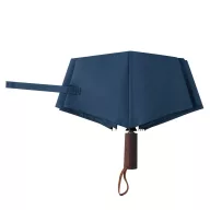   Umbrela de buzunar, Everestus, 2610E18583, Ø98 / 31-58 cm, Metal, Fibra de sticla, Poliester, Albastru bleumarin