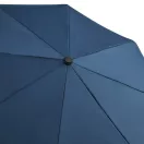 Umbrela de buzunar, Everestus, 2610E18583, Ø98 / 31-58 cm, Metal, Fibra de sticla, Poliester, Albastru bleumarin