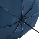 Umbrela de buzunar, Everestus, 2610E18583, Ø98 / 31-58 cm, Metal, Fibra de sticla, Poliester, Albastru bleumarin