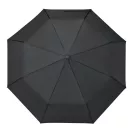 Umbrela de buzunar, Everestus, 2610E18584, Ø98 / 31-58 cm, Metal, Fibra de sticla, Poliester, Negru