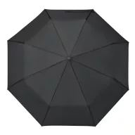   Umbrela de buzunar, Everestus, 2610E18584, Ø98 / 31-58 cm, Metal, Fibra de sticla, Poliester, Negru