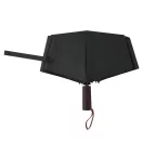 Umbrela de buzunar, Everestus, 2610E18584, Ø98 / 31-58 cm, Metal, Fibra de sticla, Poliester, Negru