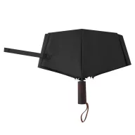   Umbrela de buzunar, Everestus, 2610E18584, Ø98 / 31-58 cm, Metal, Fibra de sticla, Poliester, Negru