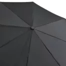 Umbrela de buzunar, Everestus, 2610E18584, Ø98 / 31-58 cm, Metal, Fibra de sticla, Poliester, Negru