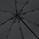 Umbrela de buzunar, Everestus, 2610E18584, Ø98 / 31-58 cm, Metal, Fibra de sticla, Poliester, Negru