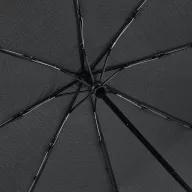   Umbrela de buzunar, Everestus, 2610E18584, Ø98 / 31-58 cm, Metal, Fibra de sticla, Poliester, Negru