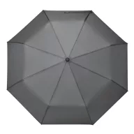   Umbrela de buzunar, Everestus, 2610E18585, Ø98 / 31-58 cm, Metal, Fibra de sticla, Poliester, Gri