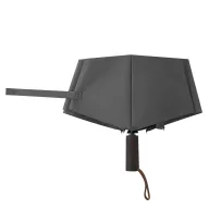   Umbrela de buzunar, Everestus, 2610E18585, Ø98 / 31-58 cm, Metal, Fibra de sticla, Poliester, Gri