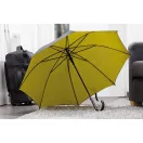 Umbrela 103 cm, maner curbat, automata, Everestus, 20IAN629, Negru, Galben, Metal, Poliester