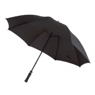   Umbrela 131 cm, rezistenta la vant, Everestus, 20IAN787, Negru, Metal, Fibra de Sticla, Poliester