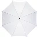 Umbrela 131 cm, rezistenta la vant, Everestus, 20IAN836, Alb, Metal, Fibra de Sticla, Poliester