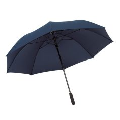   Umbrela automata rezistenta la vant 120 cm, ax din metal, albastru marin, Everestus, UA22PT, metal, fibra de sticla, poliester