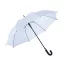 Umbrela golf automata 119 cm, maner curbat, Everestus, 20IAN761, Alb, Metal, Poliester