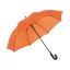 Umbrela golf automata 119 cm, maner curbat, Everestus, 20IAN766, Portocaliu, Metal, Poliester