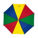 Umbrela 69 cm, pentru copii, Everestus, 20IAN708, Albastru, Verde, Rosu, Galben, Metal, Poliester
