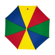   Umbrela 69 cm, pentru copii, Everestus, 20IAN708, Albastru, Verde, Rosu, Galben, Metal, Poliester
