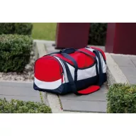   Geanta sport, albastru, rosu si alb, Everestus, GS30MA, poliester 600D