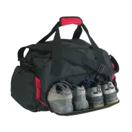   Geanta sport, negru si rosu, Everestus, GS03DE, poliester 600D
