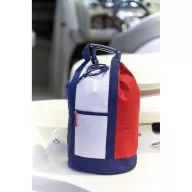   Saculet sport, alb, albastru si rosu, Everestus, GS31MA, poliester 600D