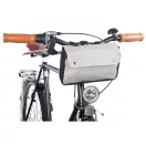 Geanta de bicicleta, Everestus, 21OCT1212, 25 x 15.5 x 8.5 cm, Poliester, PVC, Poliester, Negru, Gri