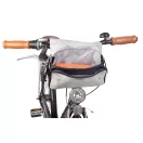 Geanta de bicicleta, Everestus, 21OCT1212, 25 x 15.5 x 8.5 cm, Poliester, PVC, Poliester, Negru, Gri