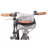   Geanta de bicicleta, Everestus, 21OCT1212, 25 x 15.5 x 8.5 cm, Poliester, PVC, Poliester, Negru, Gri