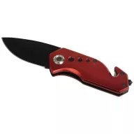   Briceag de urgenta de buzunar, otel inoxidabil, Everestus, BMU004, rosu, negru