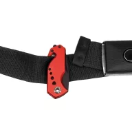   Briceag de urgenta de buzunar, otel inoxidabil, Everestus, BMU004, rosu, negru