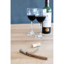 Tirbuson, Everestus, 18SEP3408, 12x2x1.5 cm, Otel, Lemn, Argintiu, Natur